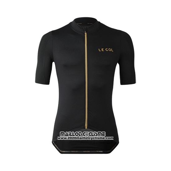 2019 Maillot Ciclismo Lecol Noir Manches Courtes et Cuissard